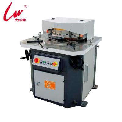 China Fixed hydraulic metal plate covers 90 degree corner v-notch sheet metal manual notching machine HCS-I/Q28B for sale