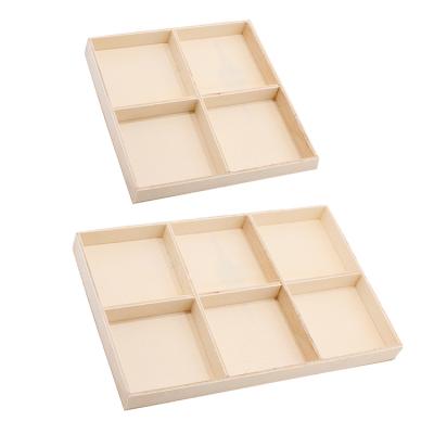 China Professional Custom Viable Wooden Box Decoration Color Grid Home Decoration Creative Wooden Storage Boxes 6 for sale