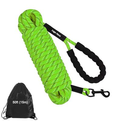 China Long Thoughtful Thoughtful Dog Training Leash 50ft for sale