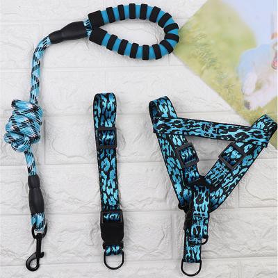 China Thoughtful Wholesale Custom Dog Harness And Leash Set With Collar for sale