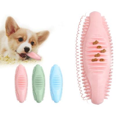 China Sustainable Cute Durable Soft Design TPR Dog Tooth Chew Cleaning Toys for sale