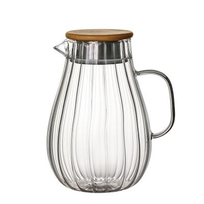 China Durable Glass Kettle Household Kettle Large Capacity Transparent Cooling Thick Danish Kettle Cold Water Kettle for sale