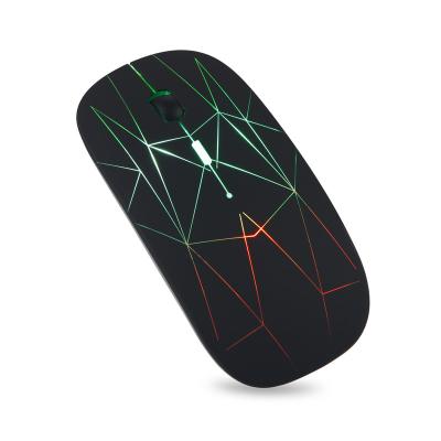 China 2022 NEW 2 IN 1Rechargeable Slim 2.4G Mouse Driver USB LED Silent Wireless Mouse With USB Storage and Type C for PC and Phone for sale