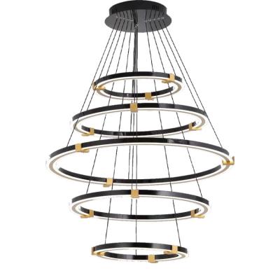 China Hot Sale Modern Living Room LED Pendant Lamp Hanging Fixture Lighting Indoor Chandelier Ceiling Lights for sale