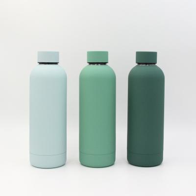 China Vial Vacuum Stainless Steel Water Bottles Sustainable Rubber Painting WLV034 Hot And Cold Porcelain for sale