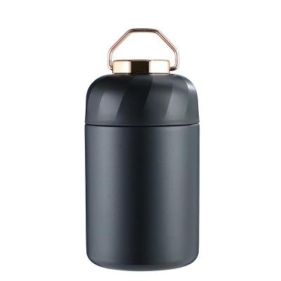 China WLV073 Sustainable Insulated Water Bottle Double Wall Portable Lunch Box With Handle Wide Mouth Stainless Steel Water Bottle for sale