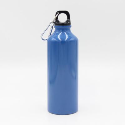 China WLA001-400ml Sustainable Aluminum Sports Water Bottle Promotion With Climbing Carabiner for sale