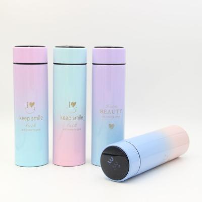 China WLV039 Sustainable Christmas Gift Set Insulated Stainless Steel Water Bottle Display Temperature for sale