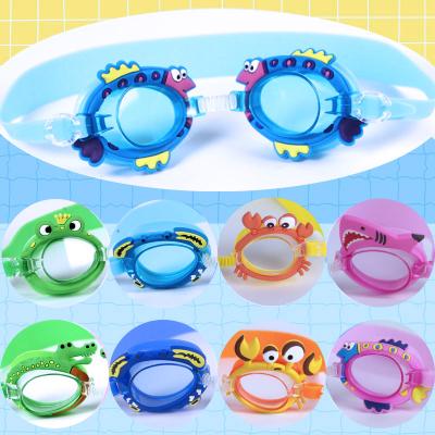 China Child Wholesale Kids Cartoon Swimming Goggles New Design Animal Shape Anti Fog Swimming Goggles for Girl Boy for sale