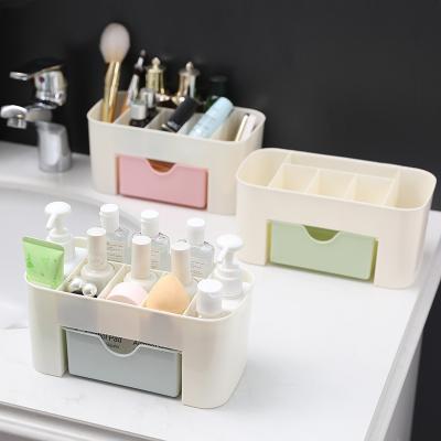 China Home Appliance Wholesale Plastic Multifunctional Storage Box Small Bedroom Plastic Storage Storage Holders For Women for sale