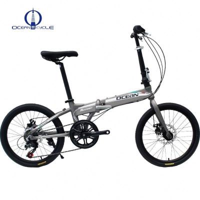 China 2017 low price 20 inch 7 speed alloy FOLDING BIKE steel FRAME STEEL RIGID FORK folding bike fold up bicycle for sale