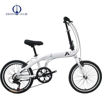 China 20 Inch Steel Fold Bike Aluminum Alloy 21 Speed ​​Folding Bicycle for sale