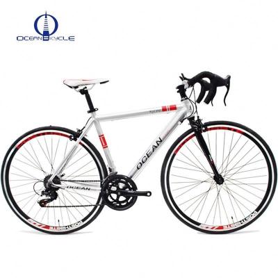 China 700C Aluminum Alloy RACING ALLOY FRAME FORK 14 SPEED STEEL RIGID ROAD BIKE RACING BICYCLE for sale