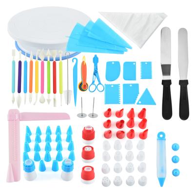 China Viable Wholesale Plastic Baking 85pcs Cake Decorating Tool Kit for Cake Tools and Equipment for sale