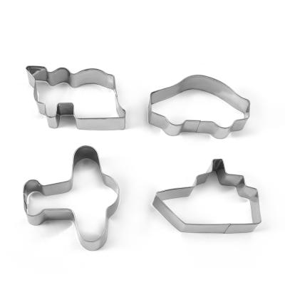 China Good Quality Viable Flat Shape Metal Cookie Cutter Set For Boy Cookie Cutter Baking Tools for sale