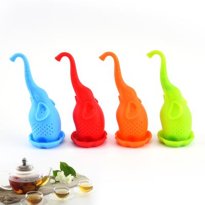 China Viable Factory Wholesale Different Color Silicone Tea Strainer Tea Infuser for sale