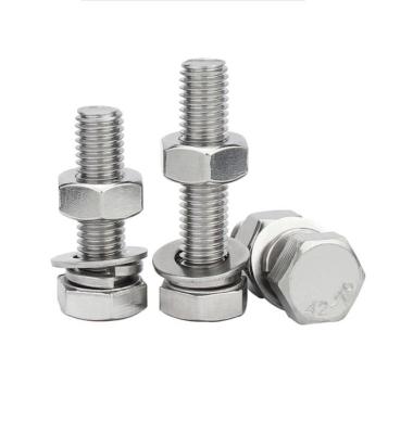 China High precision stainless steel ss316 temperature bolt m10x16mm hex head with good hardware for sale