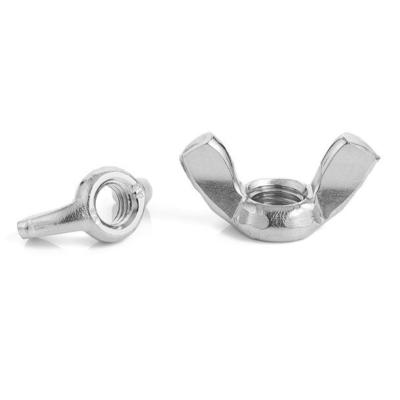 China New Electrical Appliances Customized Listing SS 304 201 Industrial High Quality Stainless Steel Wing Nuts Lock Nuts for sale