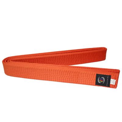 China Wholesale Custom Taekwondo Martial Arts Belts Karate Orange Sabuk Karate Belts for sale