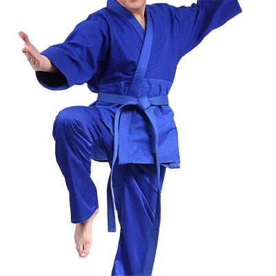 China Custom OEM Eco-friendly Service Logo Martial Arts Blue Pinetree Judo Uniform For Sale for sale