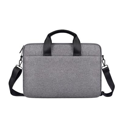 China Dark Gray Messenger Bag With Shoulder Strap Multi Size Waterproof Neutral Laptop for sale