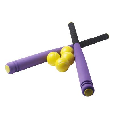 China Toy oem toys custom factory sizes nbr foam bat and ball baseball set for kids for sale