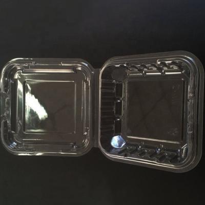 China Biodegradable Eco-Friendly Clear Plastic Small Food Fruit Apple Packing Vegetable Storage Box for sale