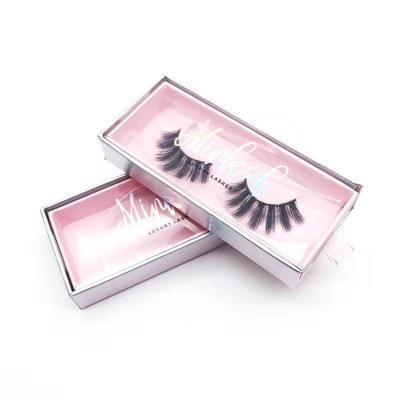 China Recyclable Custom Logo Paper Eyelash Display Case False Eyelashes Top Cover OEM Packaging Boxes for sale