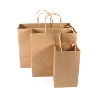 China BIODEGRADABLE Recyclable Custom Printed Kraft Paper Grocery Coffee Carry Out Food Delivery Packaging Paper Bags For Restaurant for sale