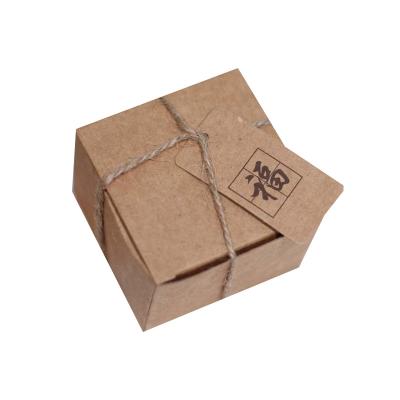 China Custom Recycled Materials Kraft Paper Box Paper Soap Boxes Packaging Custom Copy for sale