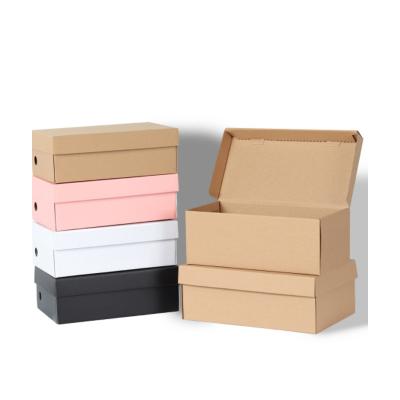 China Recyclable Logo Packaging Large Cardboard Cardboard Announcement Box Custom Baby Clothing Shoes Corrugated Packaging Paper Shipping Boxes for sale