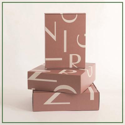 China Recycled Materials Custom Logo Printed Small Corrugated Packaging Cardboard Box Manufacturers Cardboard Mailing Mailing Box for sale