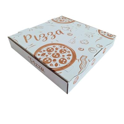 China Wholesale Recyclable Cheap Price Custom Corrugated Paper Pizza Box Cardboard Pizza Box For Take Away for sale