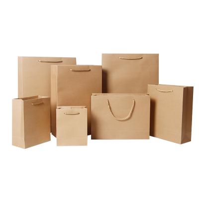 China Handmade Customized Kraft Paper Bag Gift Bags Tea Tote Bag Catering Takeaway Packaging for sale