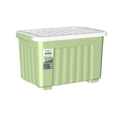 China 20-92L Container Plastic Quilt Sustainable Storage Box 20-92L Heavy Duty Movable Shipping Storage Box for sale