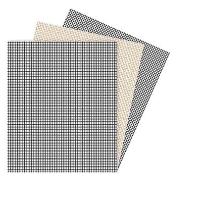 China Easily Cleaned Wash & Reuse BBQ Mesh Grill Mat Cooking Sheet PTFE Bakeware Heat Resistant Non-Stick Coating for sale