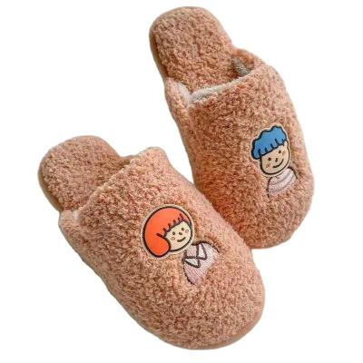 China CUSHIONING OEM Custom Logo Women's Autumn Winter House Slippers Home Shoes for sale