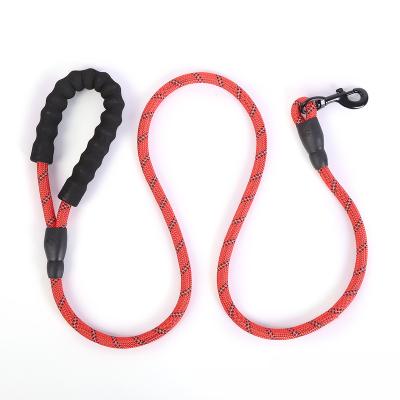 China Personalized Pet Running Tracking Products Cord Dog Reflective Soft Curing Nylon Leather Bracelet for sale