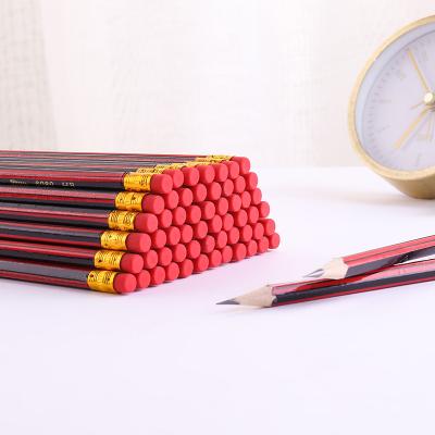 China Factory Made Natural Wood School Supplies Golf HB Pencils Bulk for sale