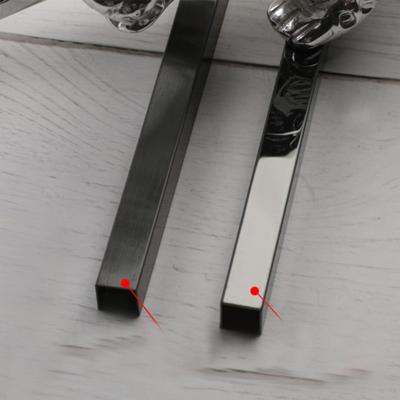 China Modern Stainless steel ceramic tile Angle inlay buckle strip metal decorative lines for sale