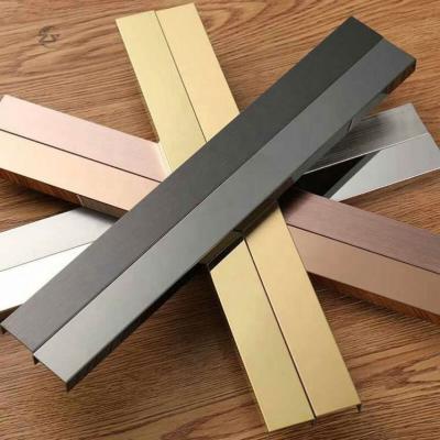 China Modern Stainless Steel Tile Trim Decorative Interior  Floor Wall  Trim  metal bead for sale