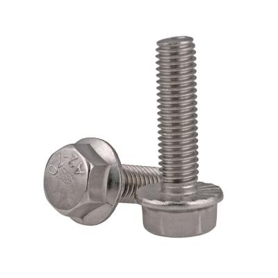 中国 China Stainless Steel Wholesale Price Stainless Steel Hex 304 306 DIN6921 Flange Bolts Sus 販売のため