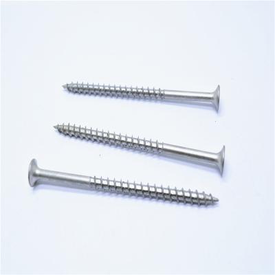 中国 China factory price good quality wholesale chipboard flat screw stainless steel 304 316 販売のため