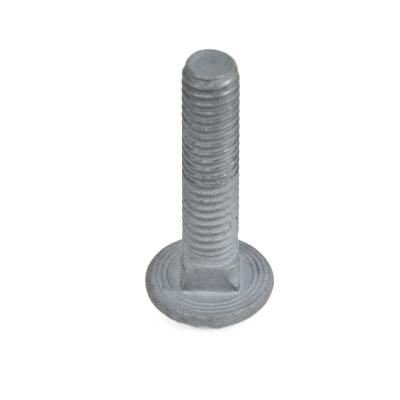 中国 OEM Steel Custom Carriage Head Bolt Hot Dip Galvanized Iorn Neck Galvanized Ribbed Carriage Bolt 販売のため