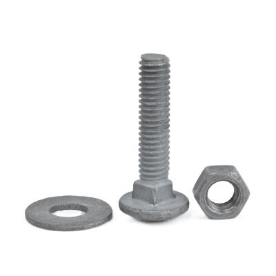 中国 Custom OEM Steel Carriage Head Bolt Hot Dip Galvanized Hardware Fastener Iorn Bolt Fasteners 販売のため