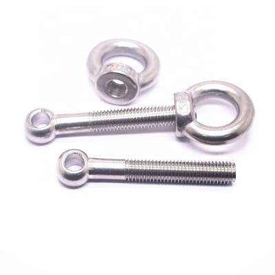 China DIN582 DIN444 304 Stainless Steel Bolt Nut Set Forged Eye Bolts zu verkaufen