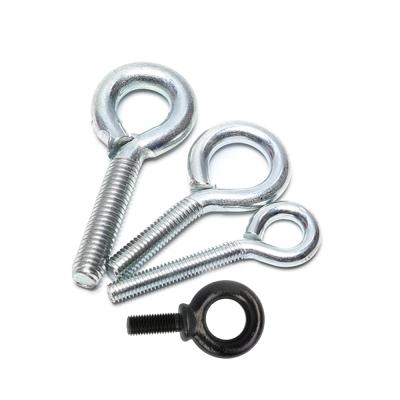 中国 Steel Quick Lifting Eye Bolt M6 M12 M20 Din580 Galvanized Black / White Carbon Steel Grade 4.8 8.8 販売のため