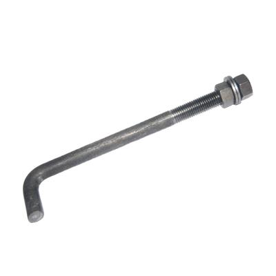 China Carborn M24 Steel L Bolt Hook Bolt Base Bolt for sale