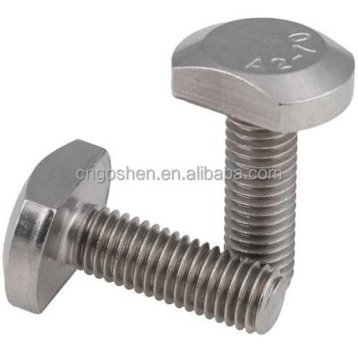 China Stainless Steel A2-70 m8 Head Stainless Steel Square Head Bolt for sale