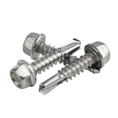 China HEX SS 304 SS 316 Self Drilling Tek Screws And Different Types Of Stainless Steel Self-Drilling Screws for sale